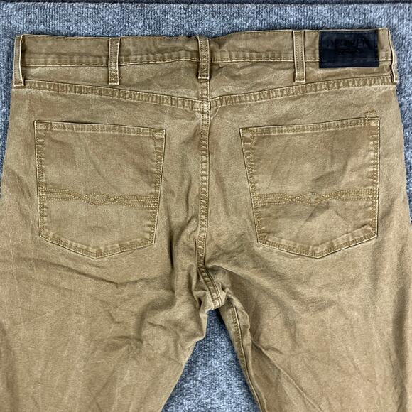 Denizen Levi's Jeans Mens Size 38x32 Brown Straight Fit Stretch Casual Denim - Picture 10 of 11